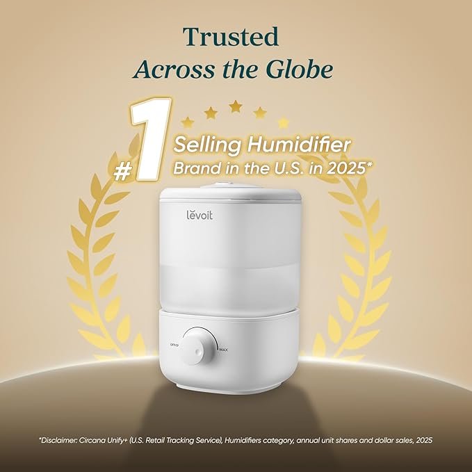 LEVOIT 2.5L Top Fill Humidifier Review LEVOIT 2.5L Top Fill Humidifier Review